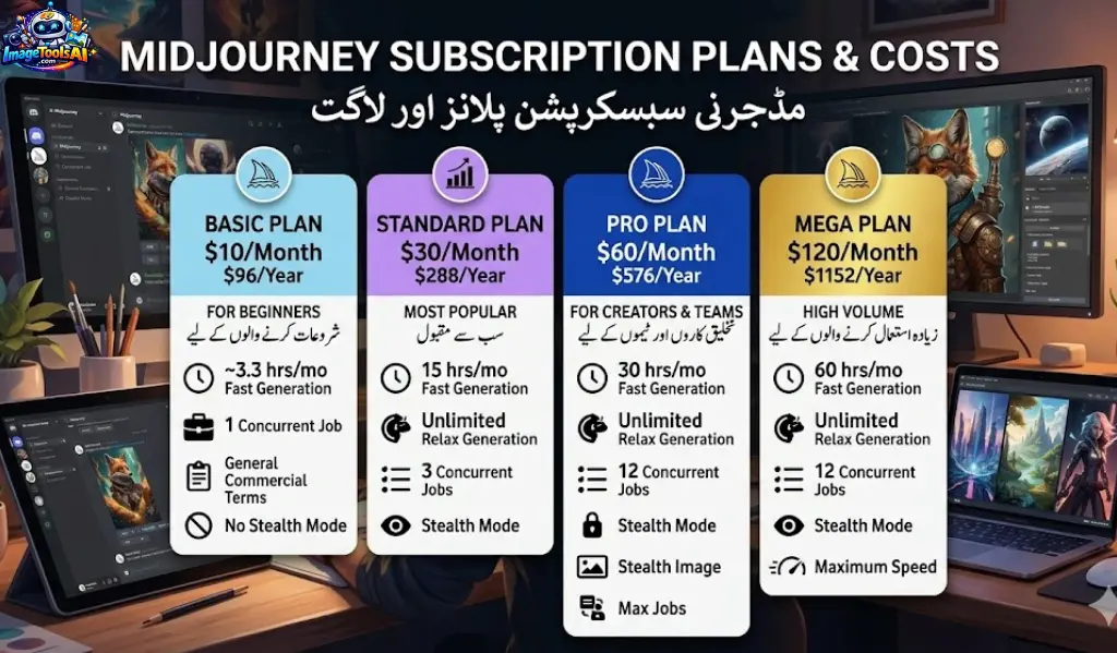 midjourney cost