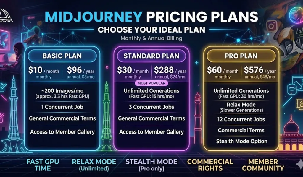 midjourney price