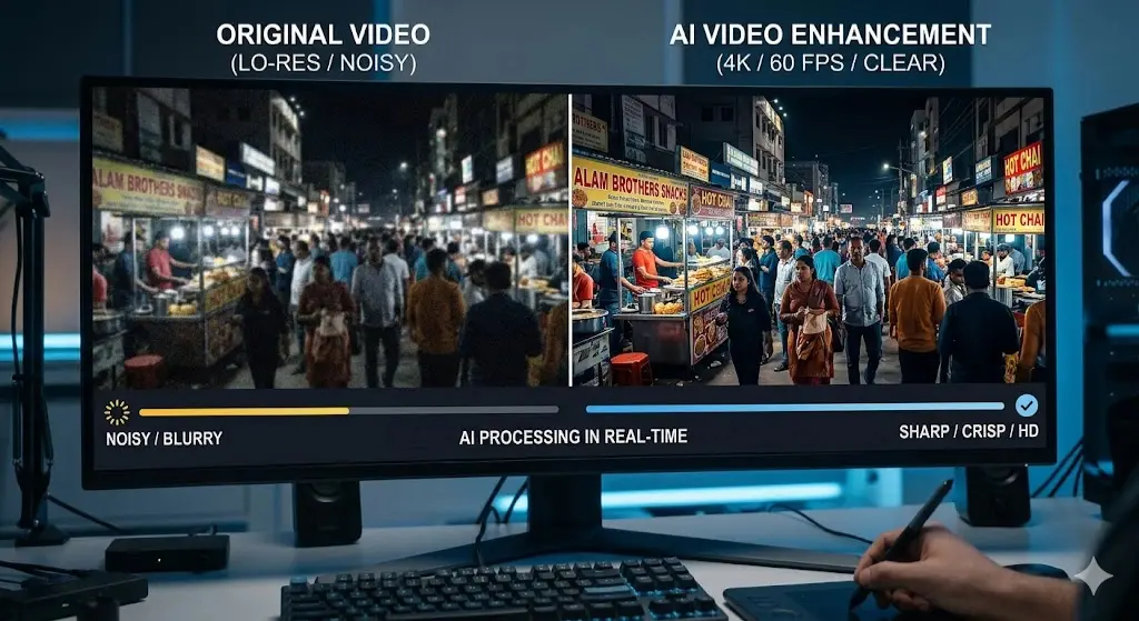 AI Video Enhancement