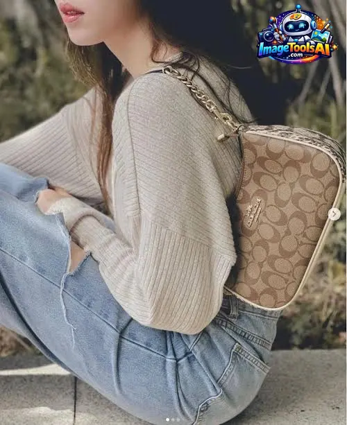 teri shoulder bag in signature canvas
