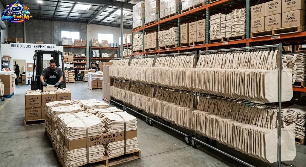 canvas bags bulk