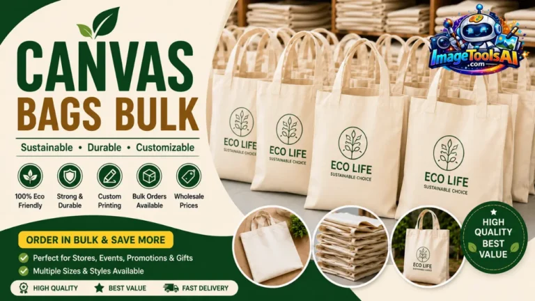 canvas bags bulk