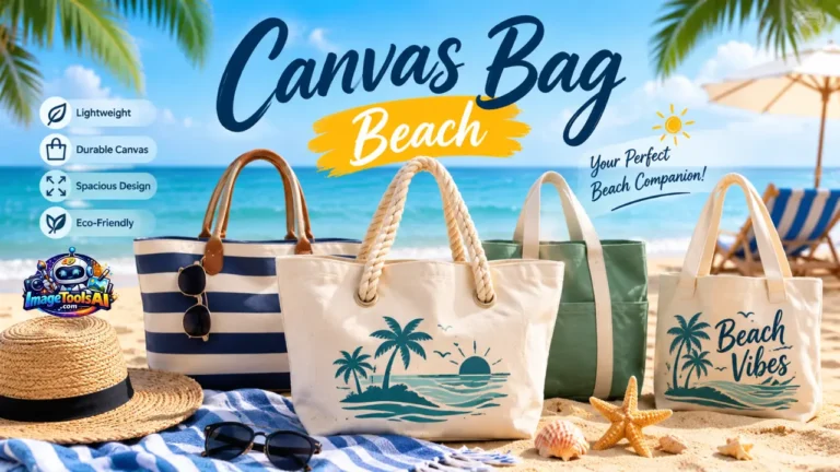 canvas bag beach