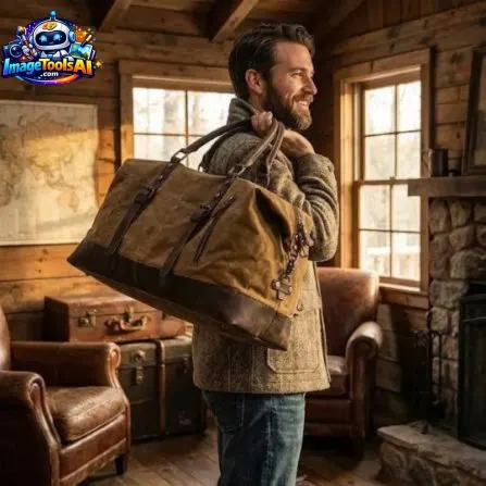 bag canvas duffle