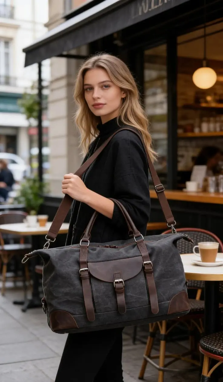 bag canvas duffle