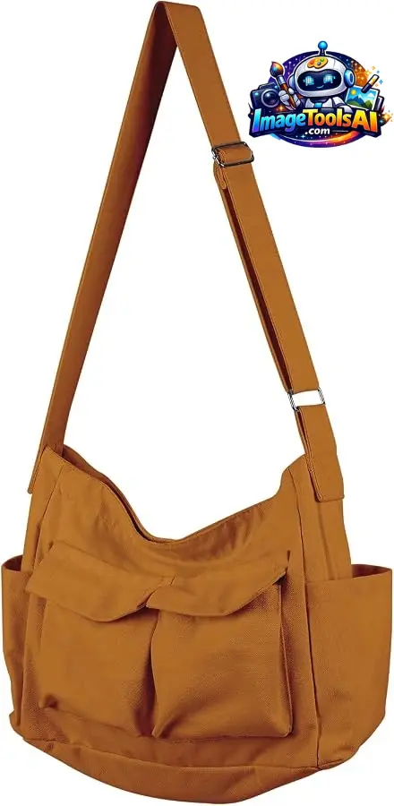canvas messenger bag