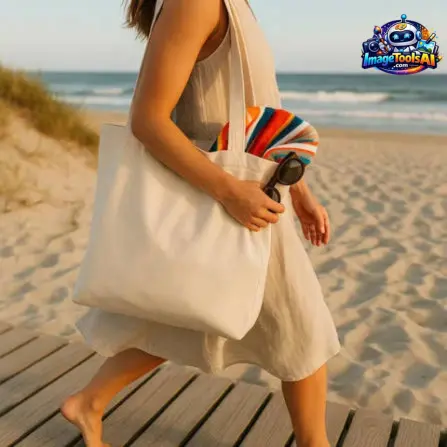 canvas bag beach