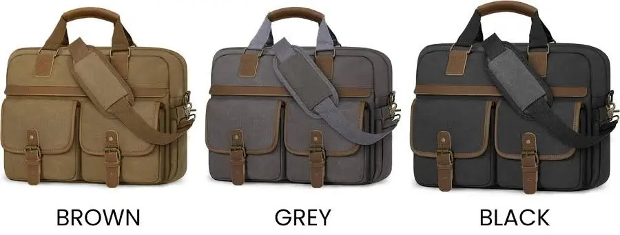 canvas messenger bag