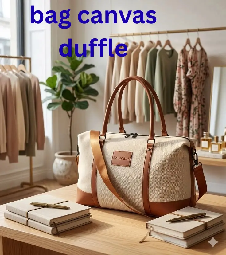 bag canvas duffle
