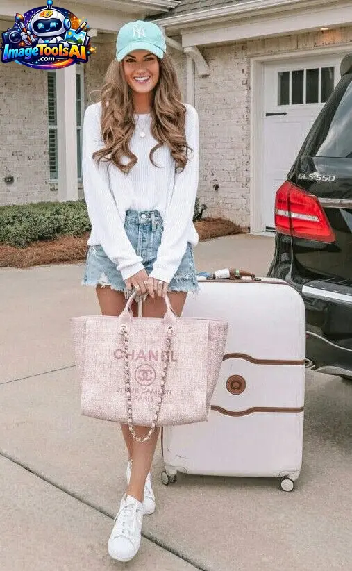 chanel canvas bag deauville