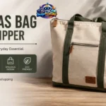 canvas bag with zipper