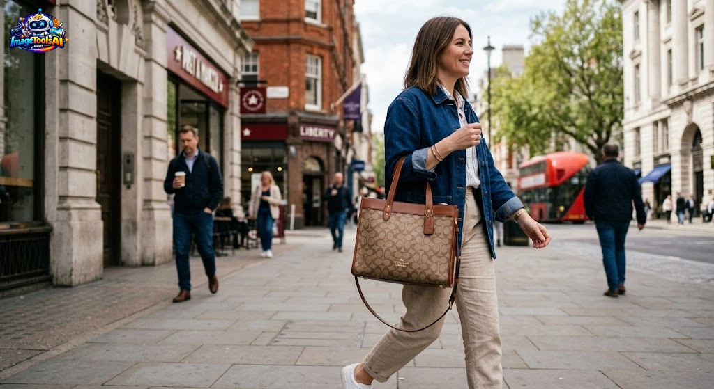 coach canvas bag