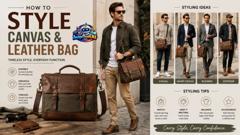 how to style canvas and leather bag styleforum