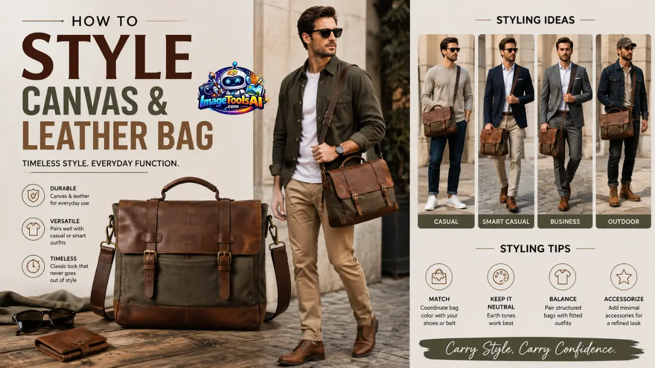 how to style canvas and leather bag styleforum