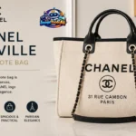 chanel canvas bag deauville