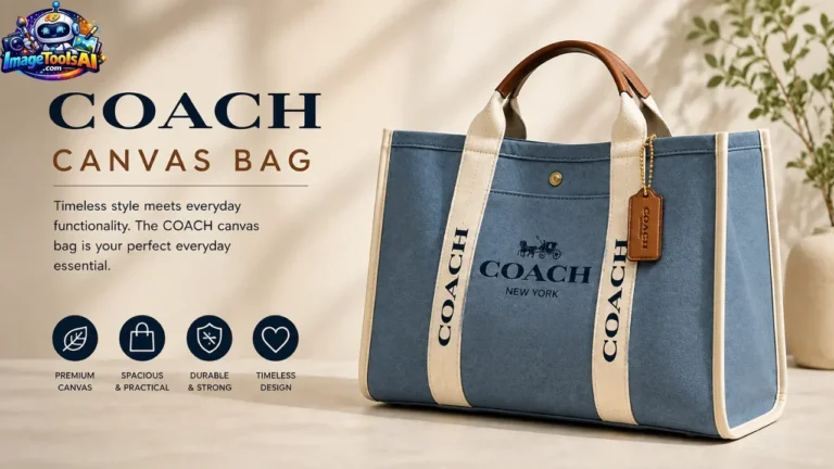 coach canvas bag