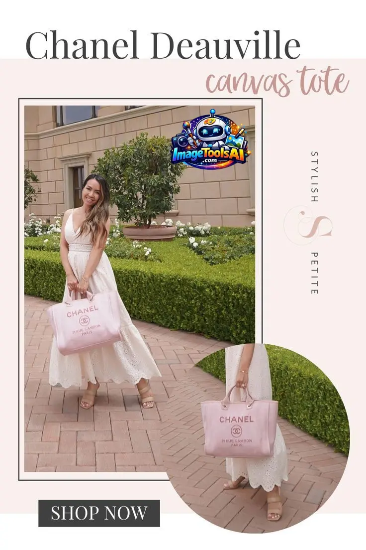 chanel canvas bag deauville